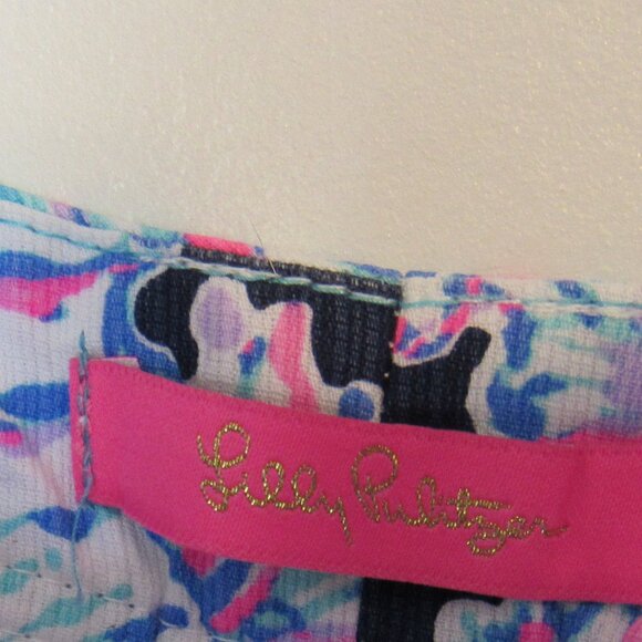 Lilly Pulitzer Multicolor Cotton Skort waist 26in - Picture 7 of 9